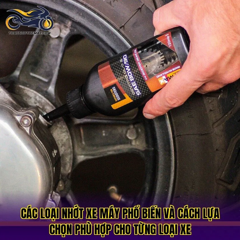 Các loại nhớt xe máy phổ biến và cách lựa chọn phù hợp cho từng loại xe