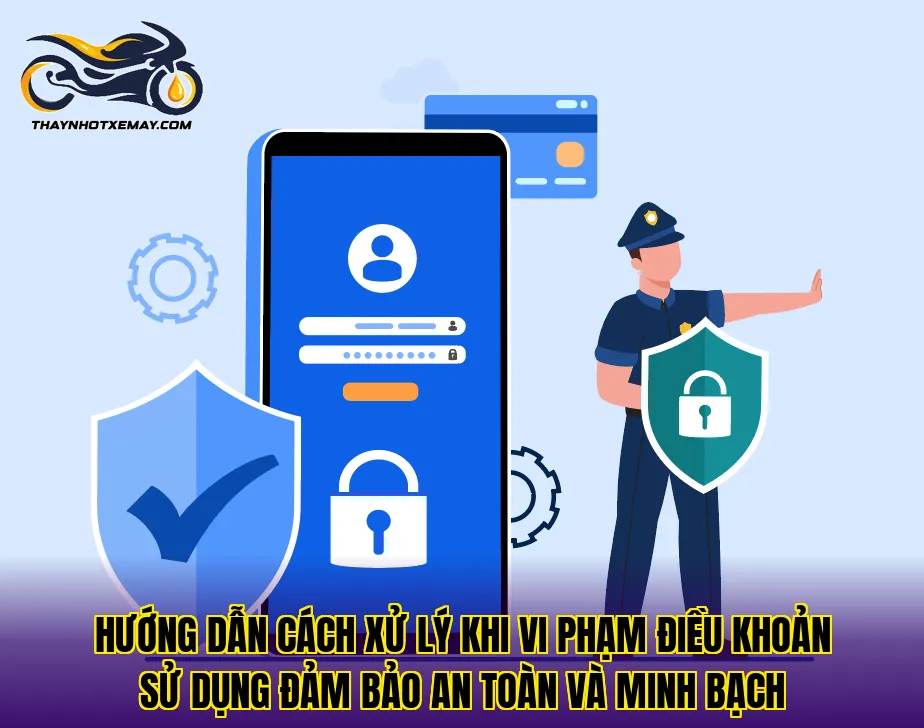 Hướng dẫn cách xử lý khi vi phạm điều khoản sử dụng đảm bảo an toàn và minh bạch